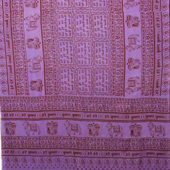 Maha Mantra 44"x 87" purple